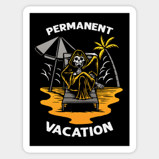 Permanent Vacation Sticker